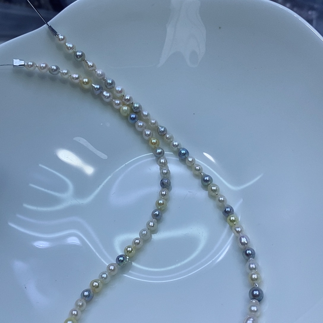 海水珍珠颈饰银S925镶嵌