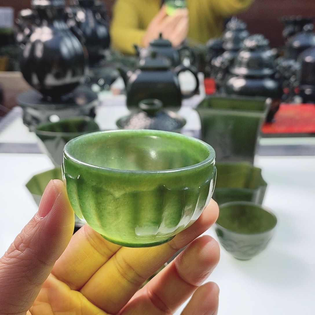 和田玉（青玉）摆件未镶嵌