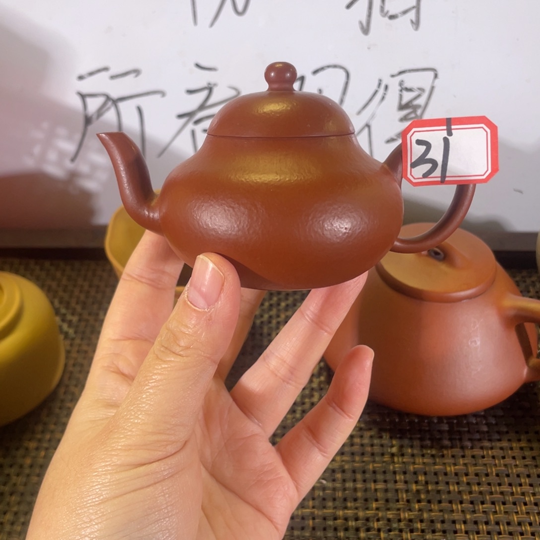 紫砂茶壶梨形全手