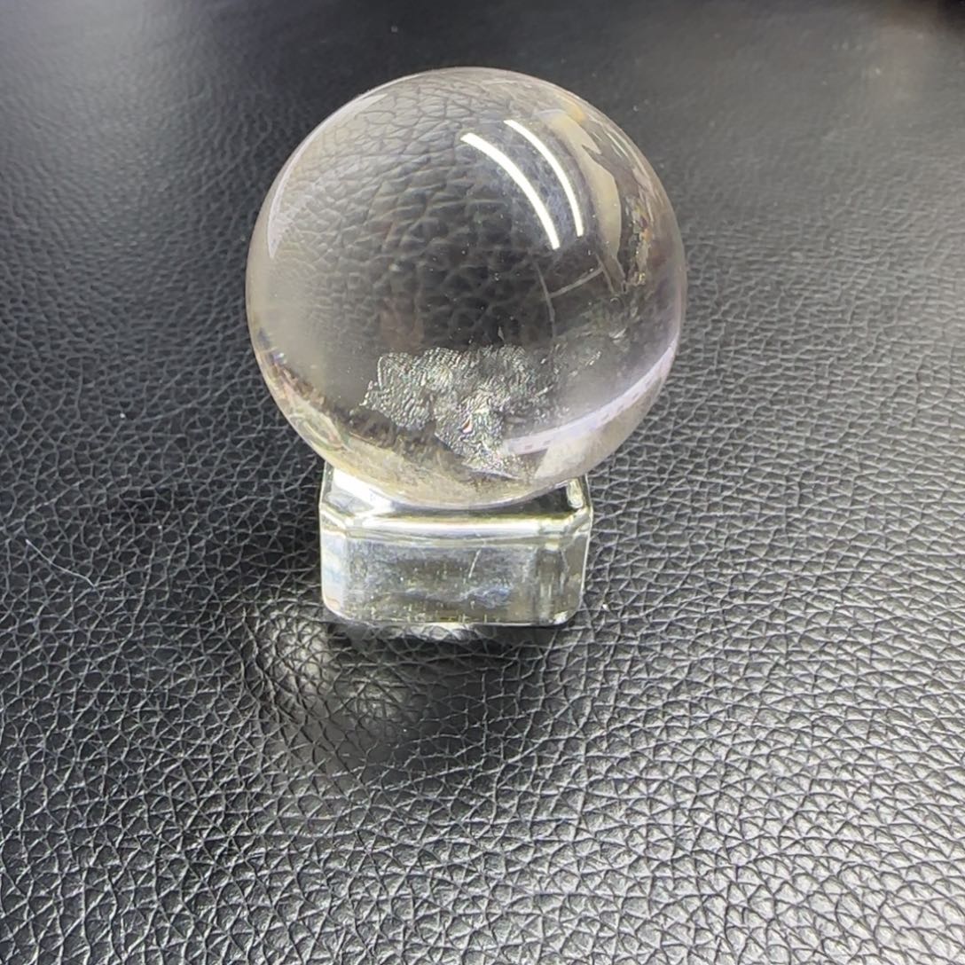 水晶未镶嵌珠宝半成品38.4mm