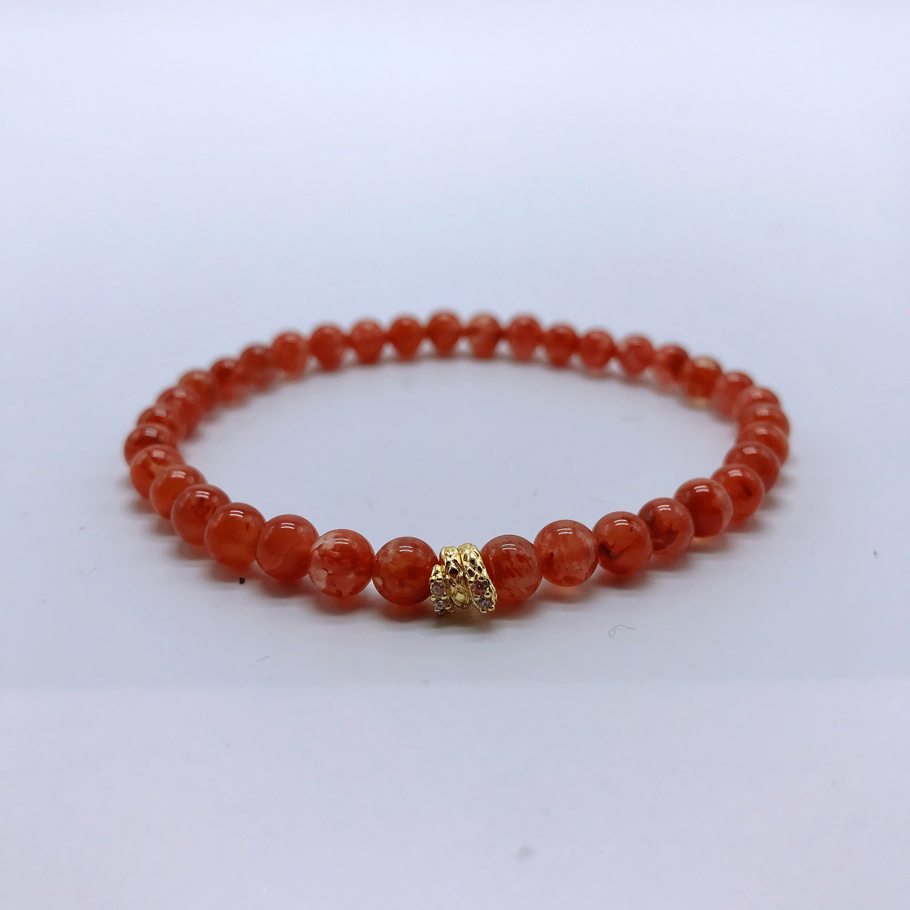 【一达】南红瓦西精美DIY手串5mm（一个/条）