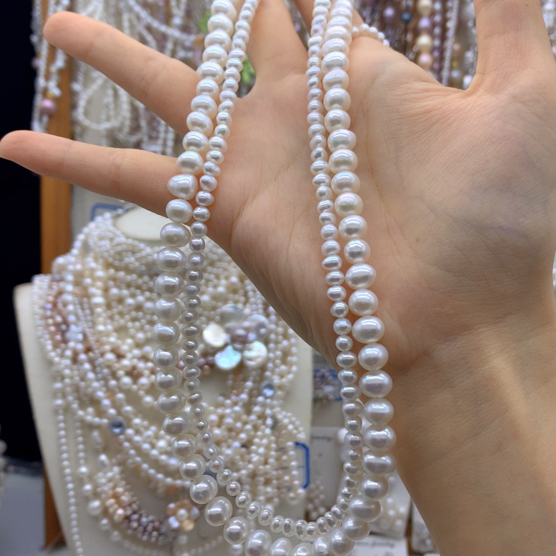 小***乖合金淡水珍珠项链耳饰