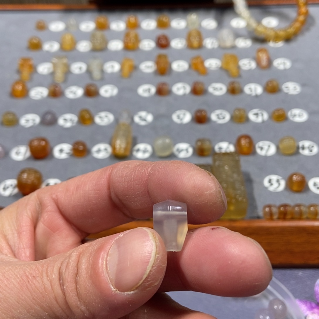 福***多玛瑙/玉髓合金颈饰三通