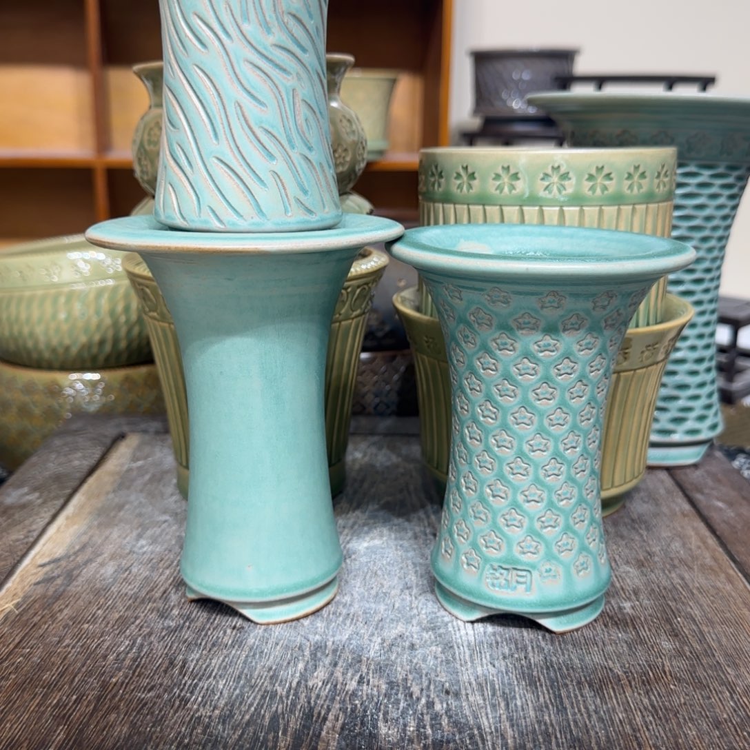 积***克手工花盆 075 内口口径 6 cm 