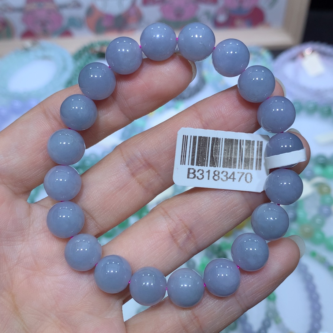 翡翠未镶嵌手链天然
