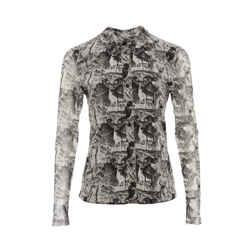 歌锦GEJIN早春新品9132520029长袖复古衬衫