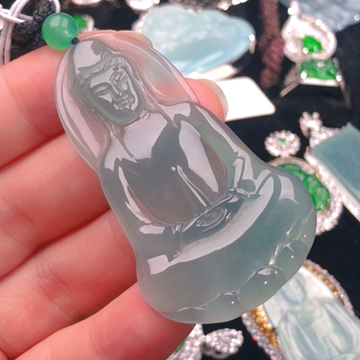 翡翠颈饰未镶嵌91，