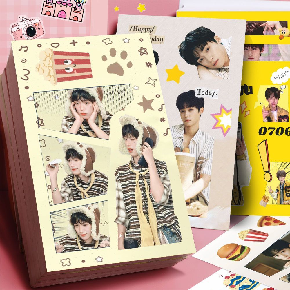 梓渝拼贴甜酷创意拼贴逆爱男主高颜值氛围感周边物料装饰贴纸