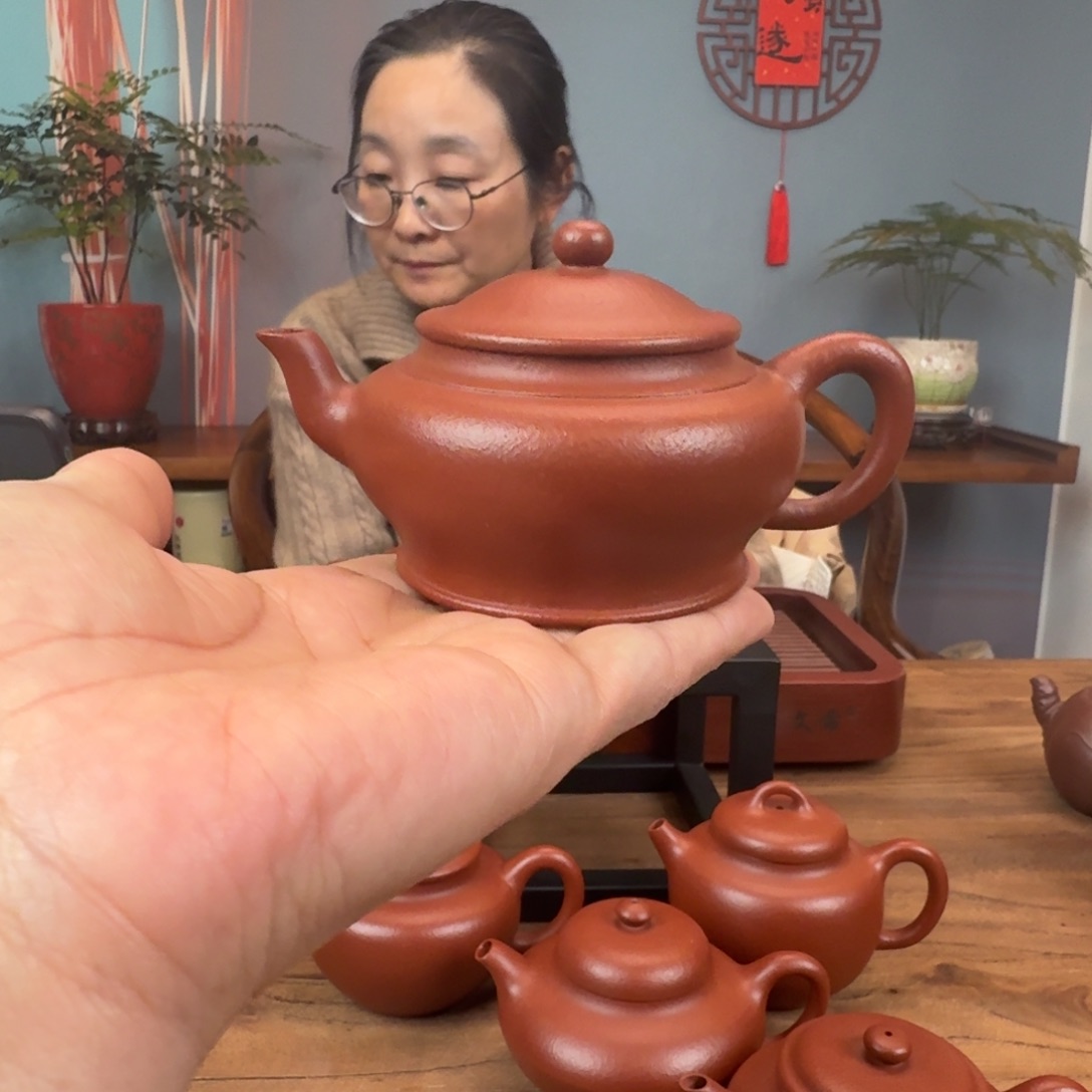 茶壶红泥原矿全砂大红袍鸣远幽赏