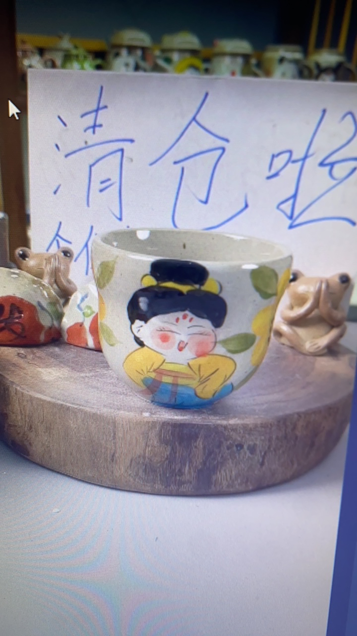 手工手绘高温釉下彩陶瓷