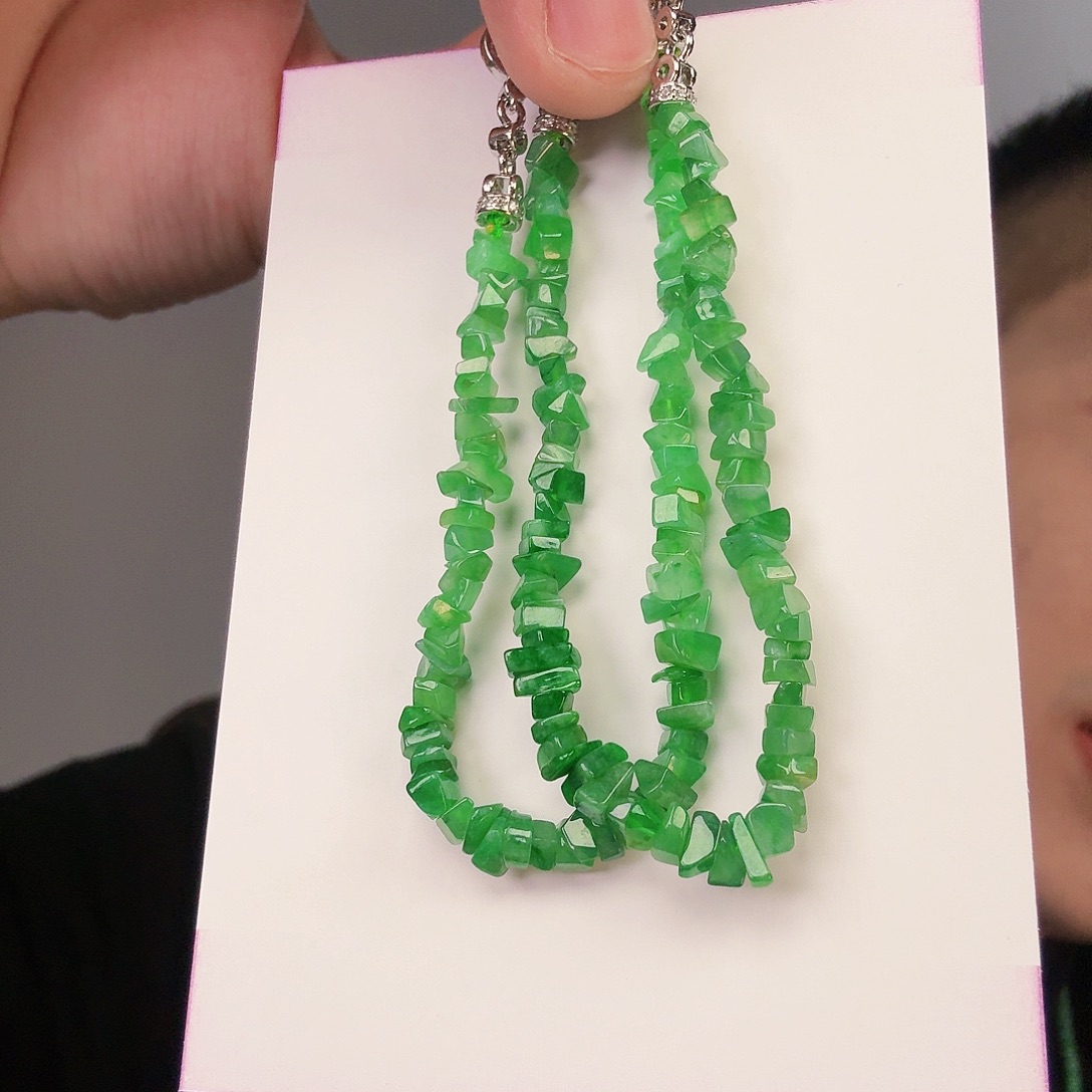 翡翠颈饰未镶嵌多样性发货只发一件