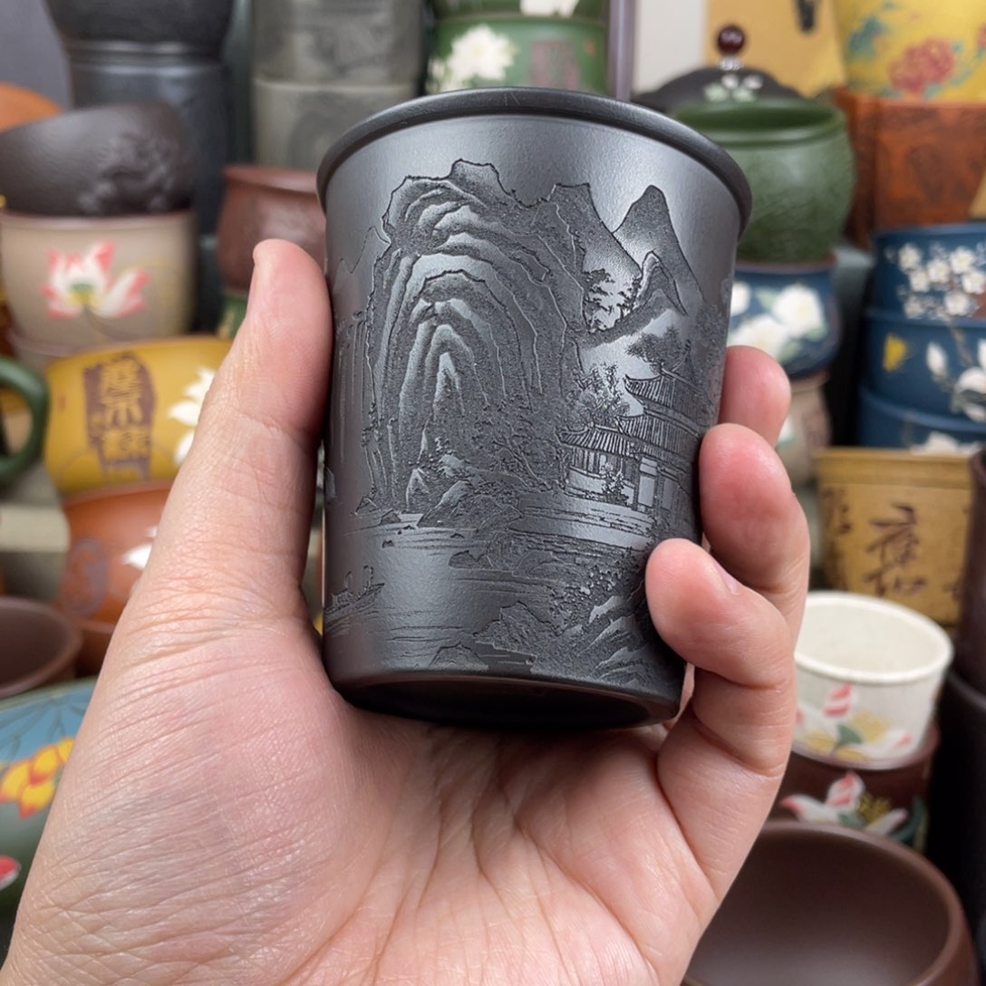 紫砂茶杯紫砂茶杯