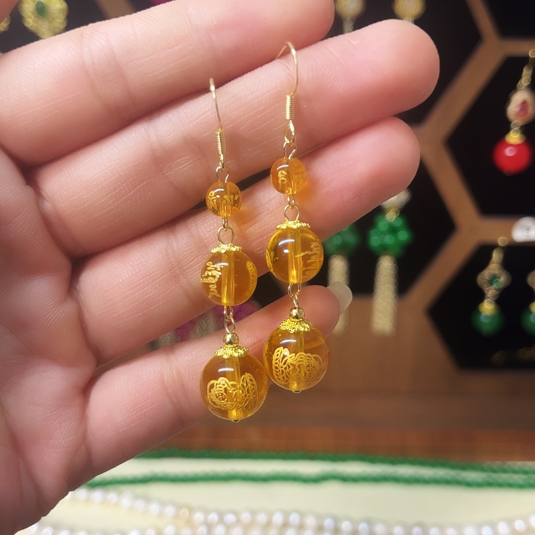 锆石合金925银耳饰