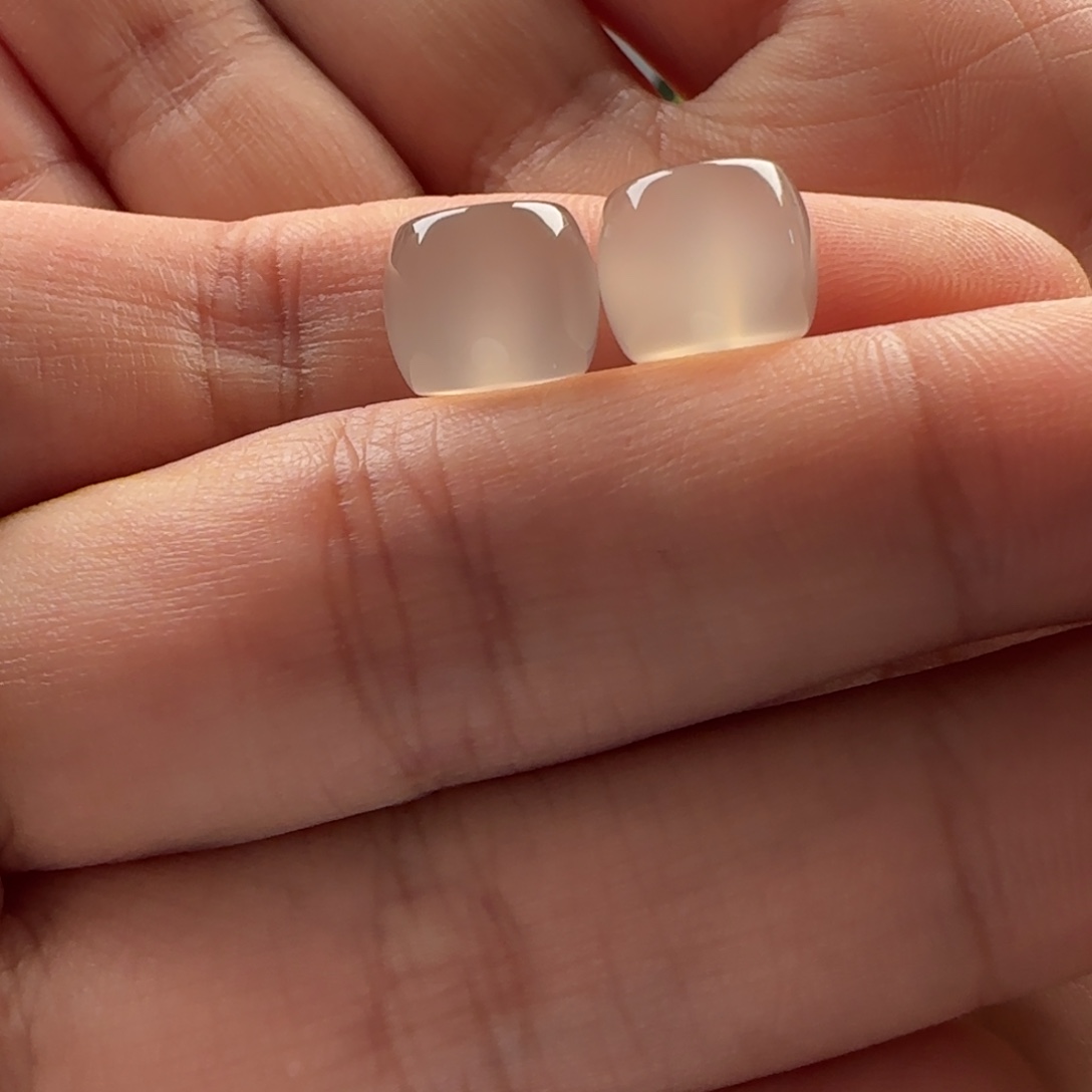 玛瑙/玉髓未镶嵌直切：9.9x8.4