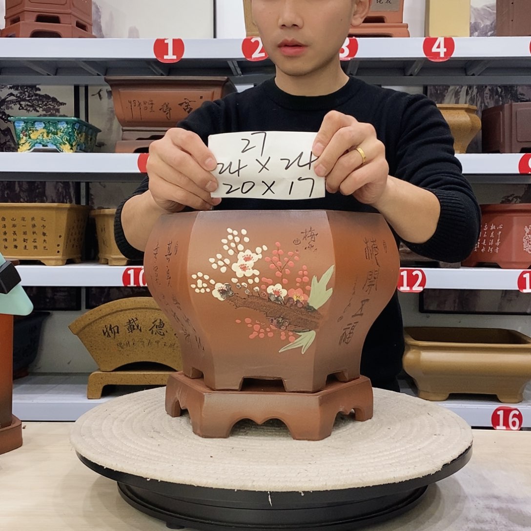 紫砂花盆紫砂艺术