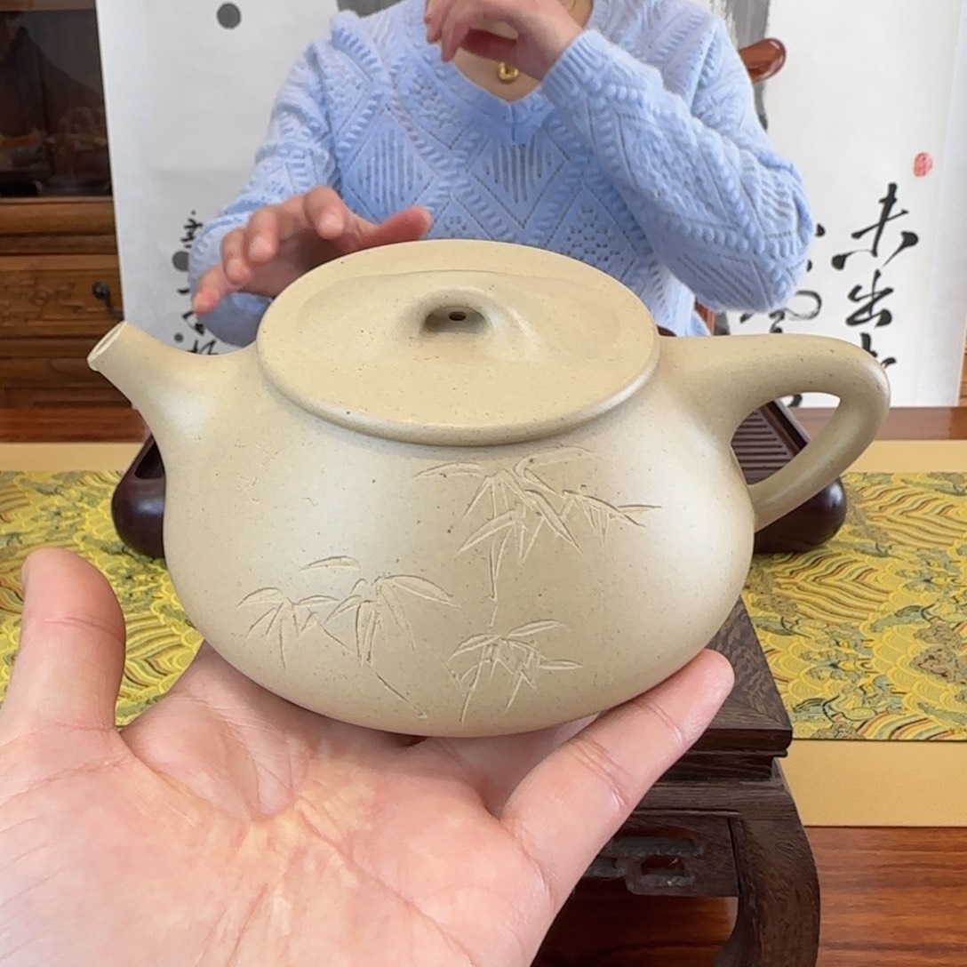 紫砂茶壶光**落宜兴紫砂壶