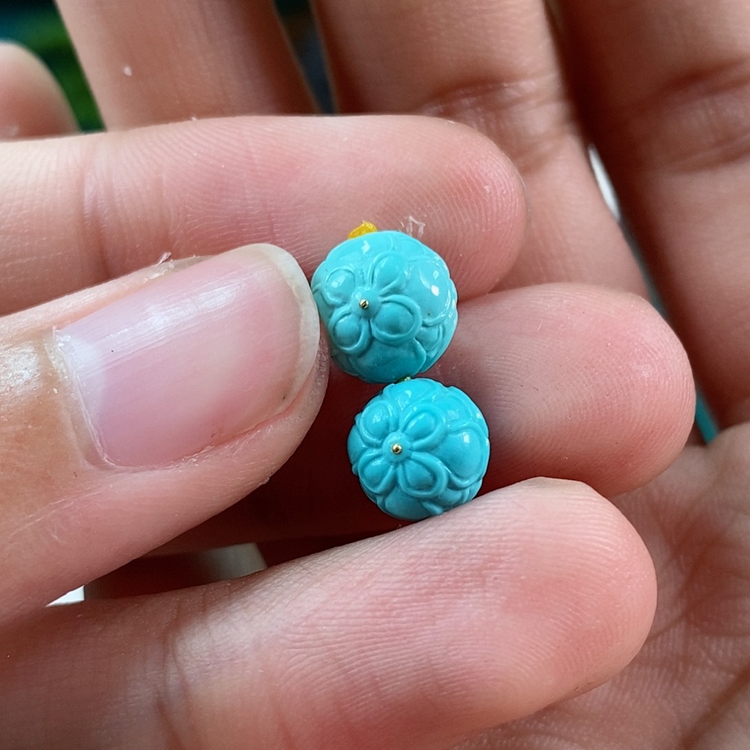 绿松石珠宝奇石未镶嵌