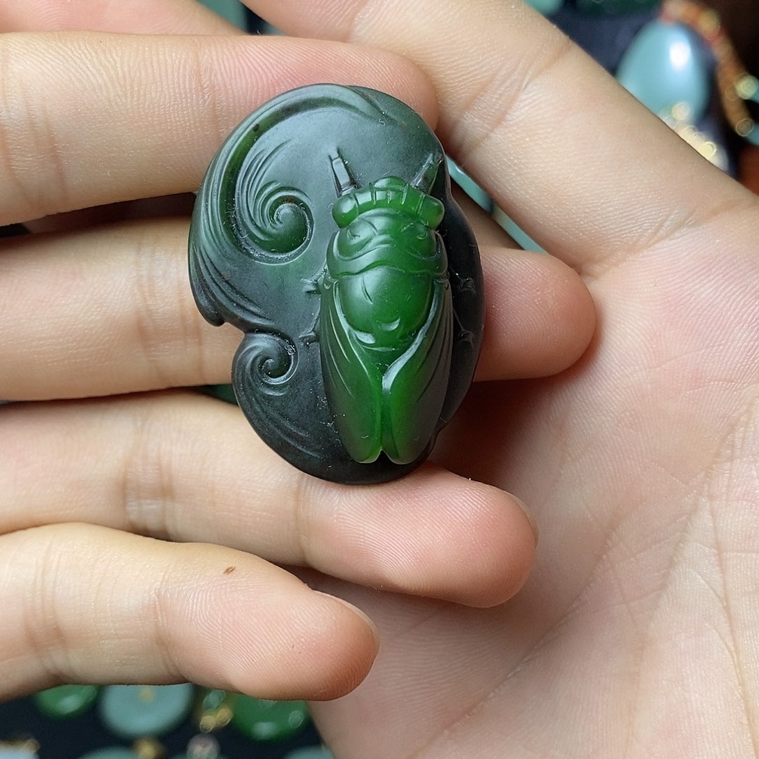 和田玉（碧玉）未镶嵌颈饰