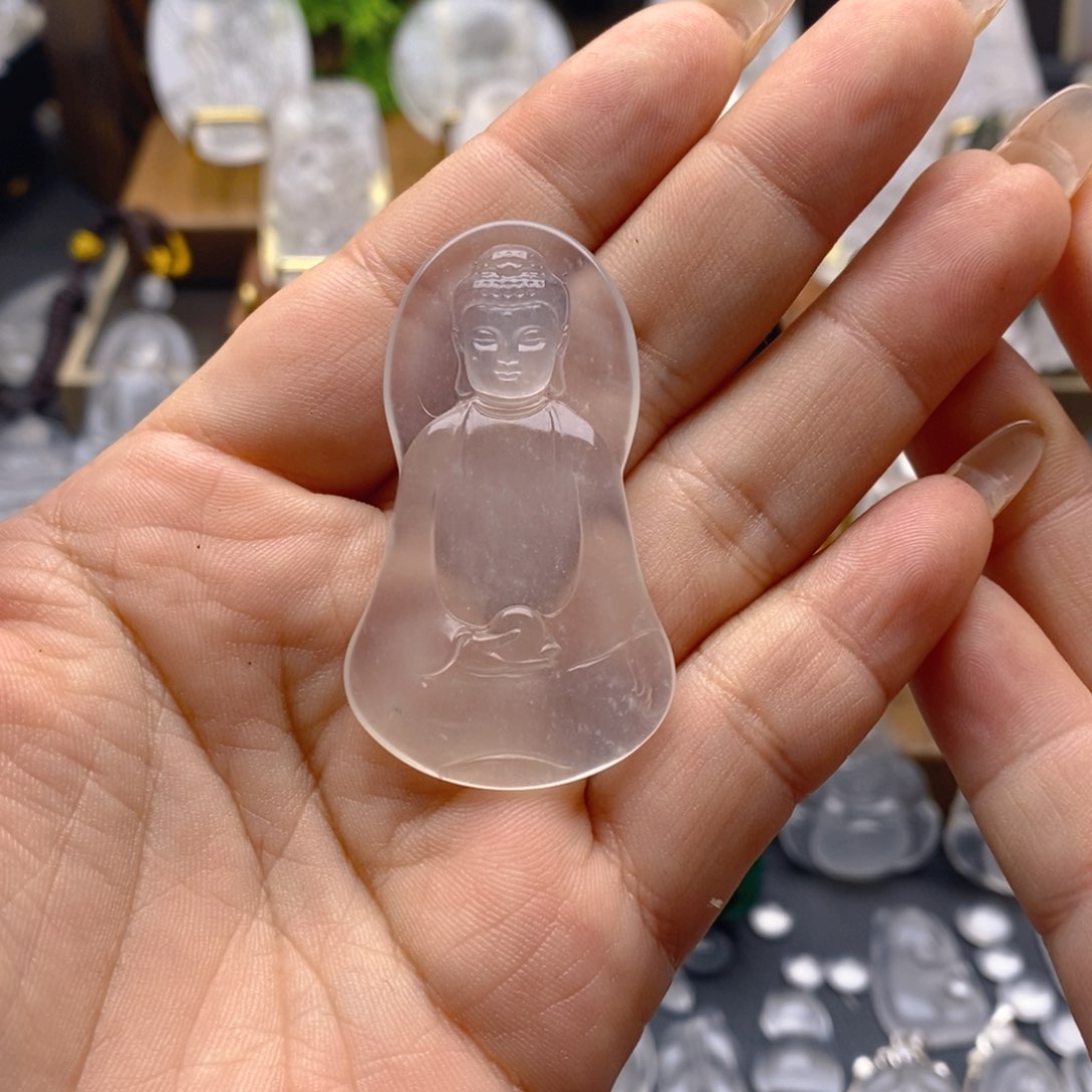 石英质玉颈饰未镶嵌烘*