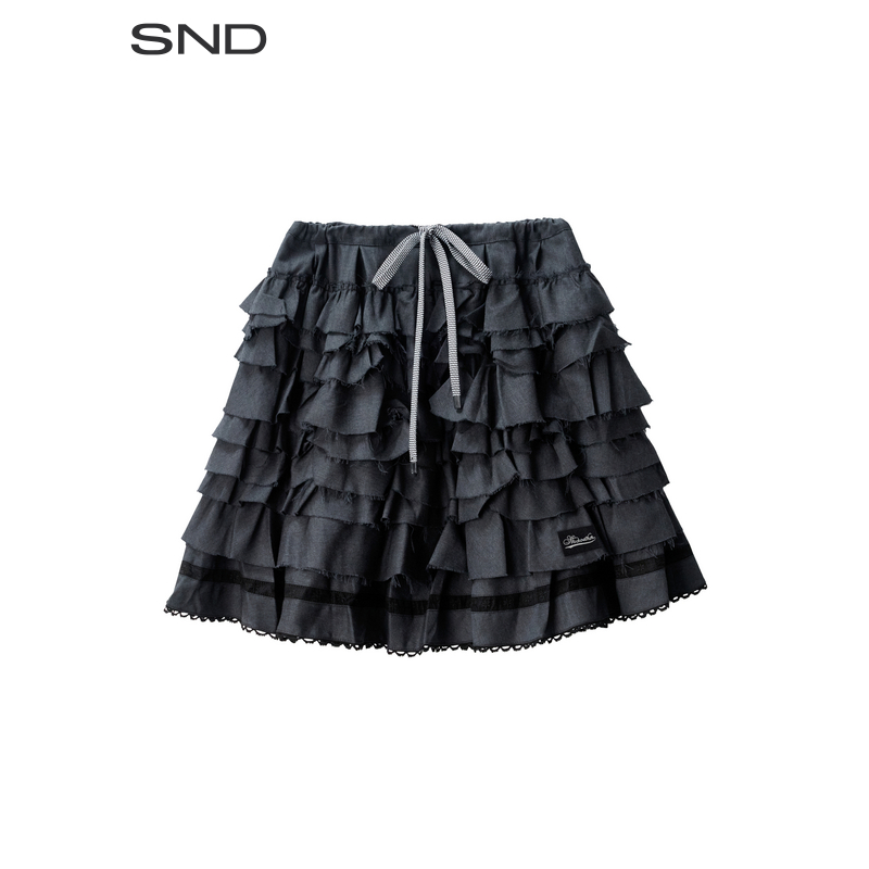 【ETHOR 设计师品牌】SND AW25 系带花瓣半裙