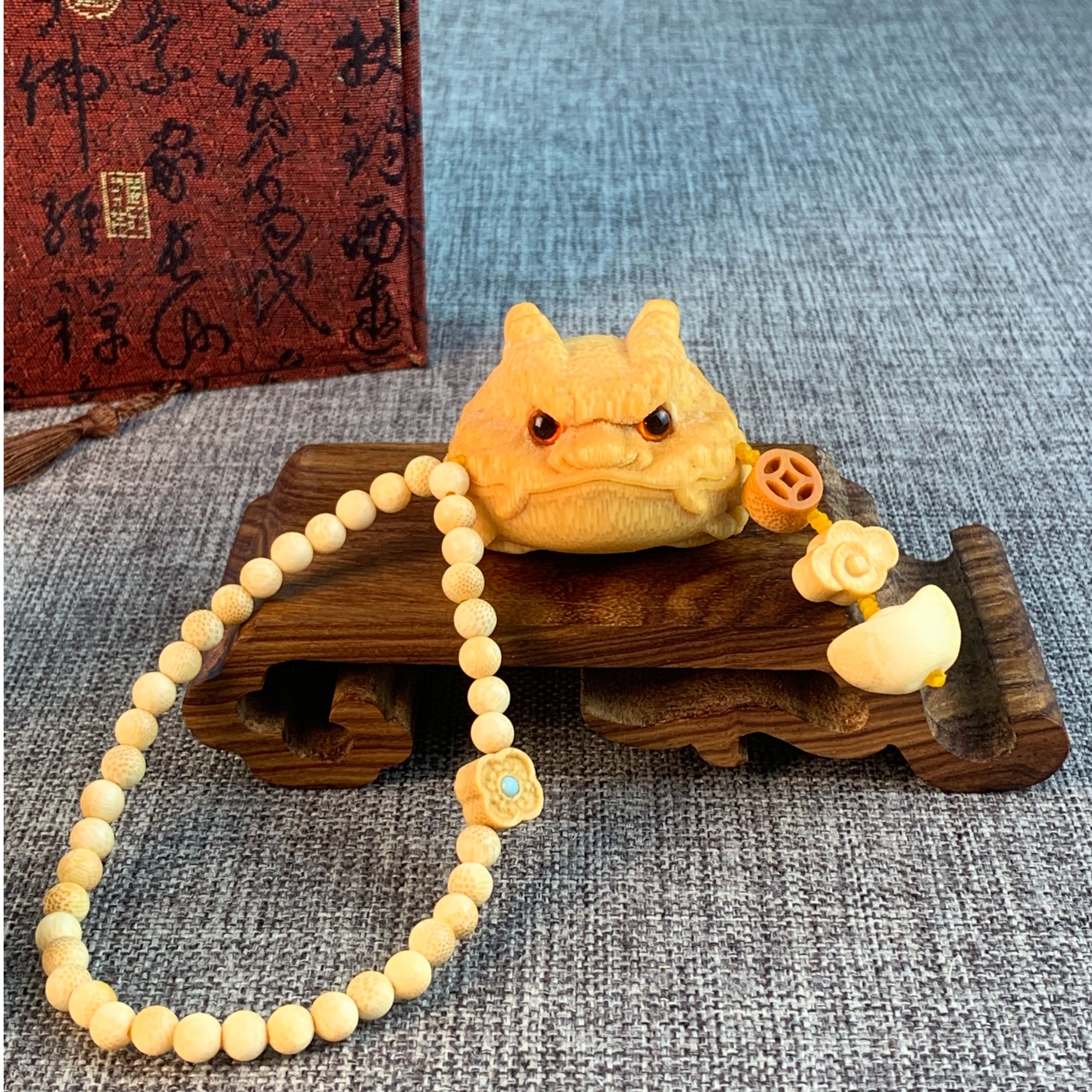 5.0龙蟾带竹链多宝钱币祥云大元宝配饰