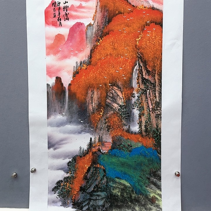 国画书法作品多次参加