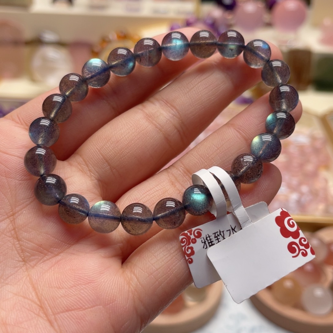 未镶嵌手链拉长石手链