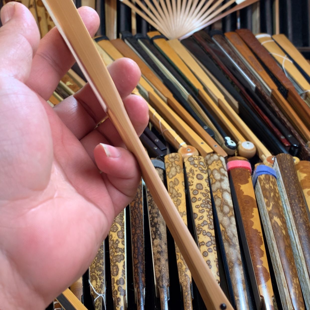 【闪购商品】扇子手工玉竹折扇