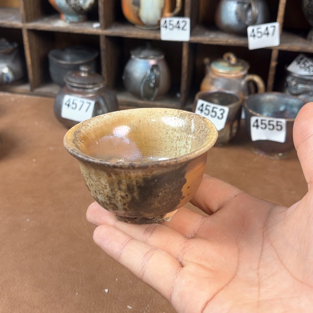 杯柴烧茶器主人杯