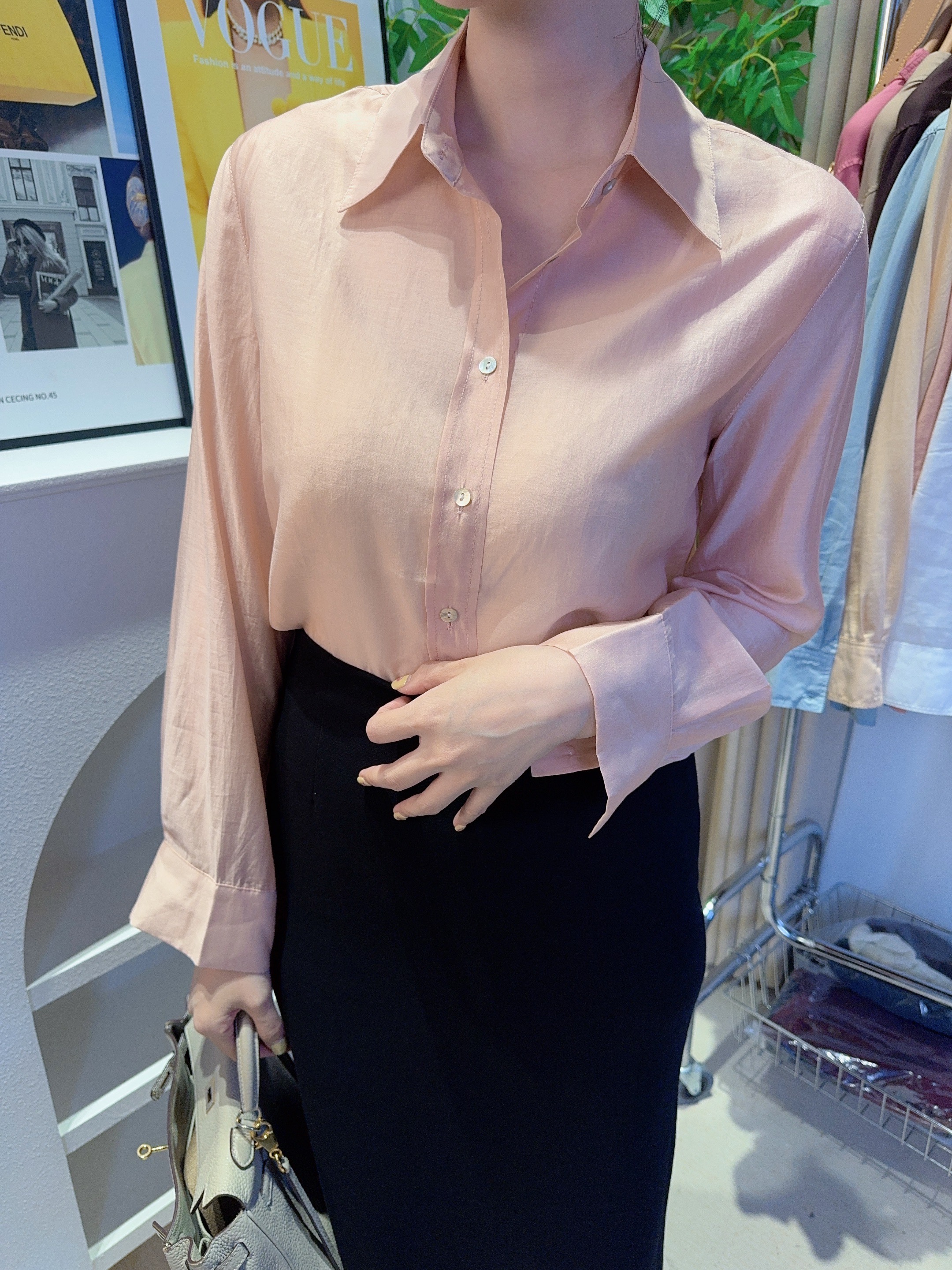 BELLY/贝莉服饰气质型纯色职场衬衫、7.2AG.4