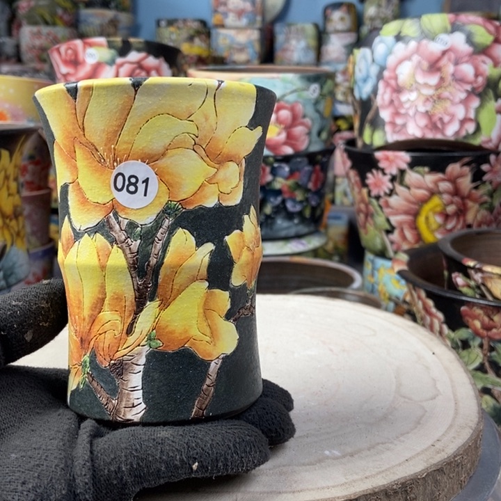 红陶景德镇艺术手绘作品