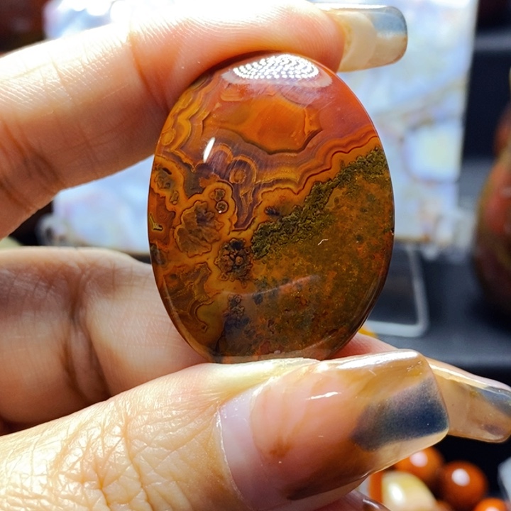 玛瑙/玉髓吊坠(不含链)未镶嵌