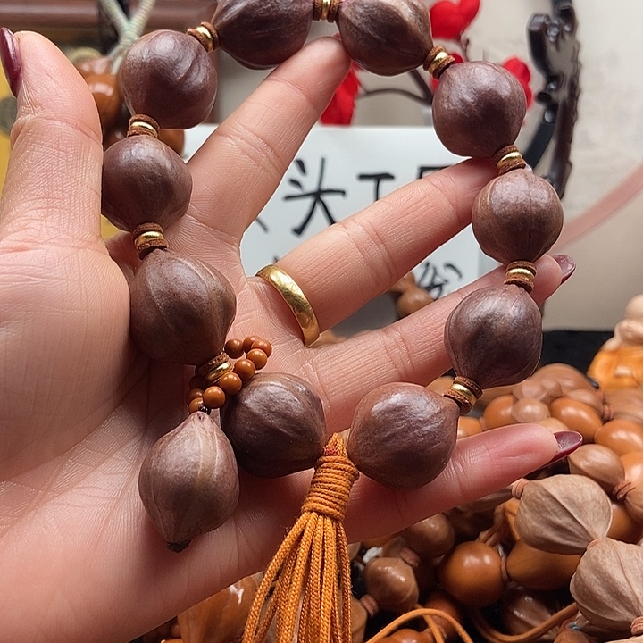 橄榄核手串/手链紫气东来