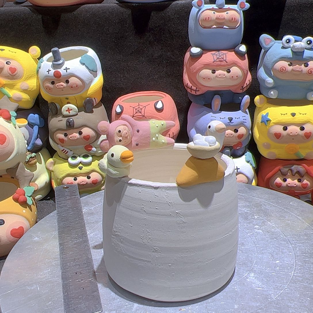 陶瓷手工多肉花盆瑕疵