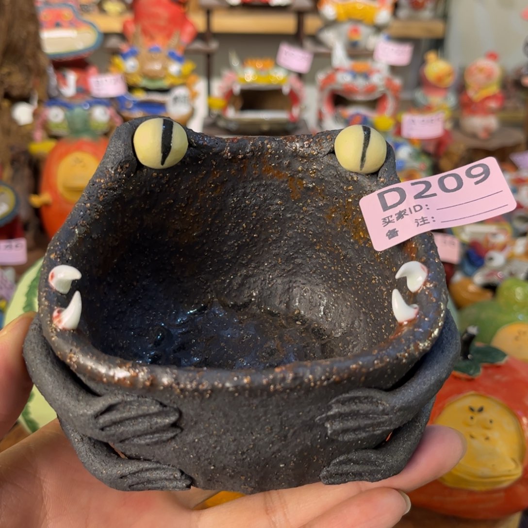 泥塑纯手工茶宠摆件