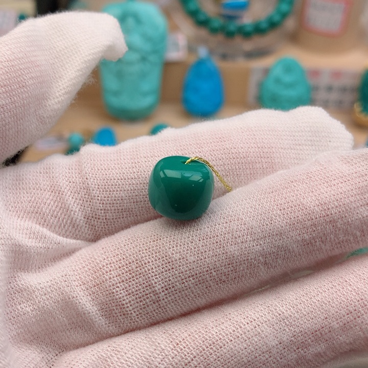 【闪购商品】绿松石配饰11.7mm未镶嵌