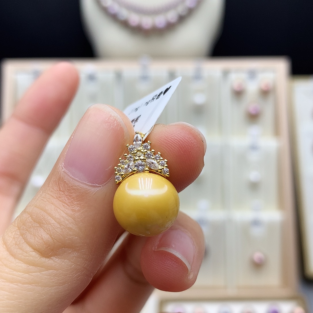 颈饰淡水珍珠合金