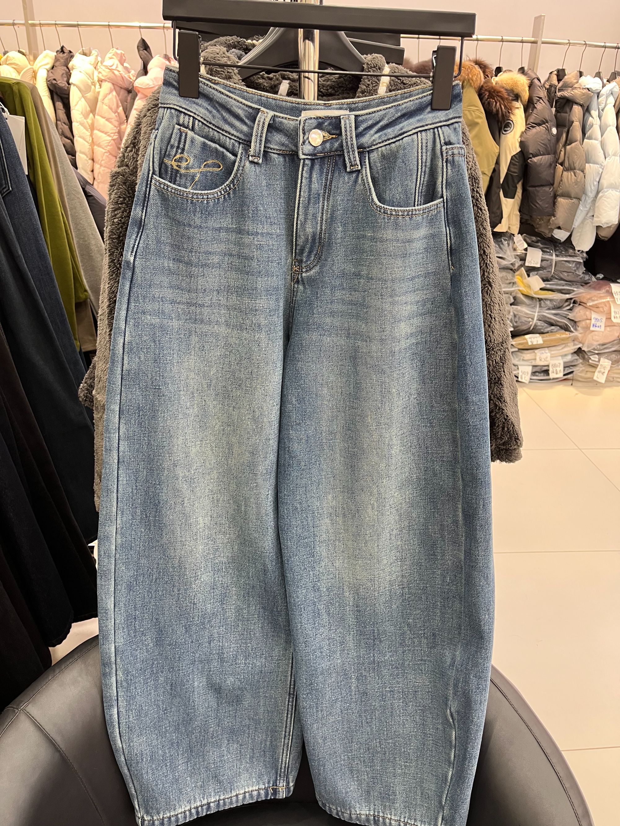 2025年新款MV2006加绒牛仔裤