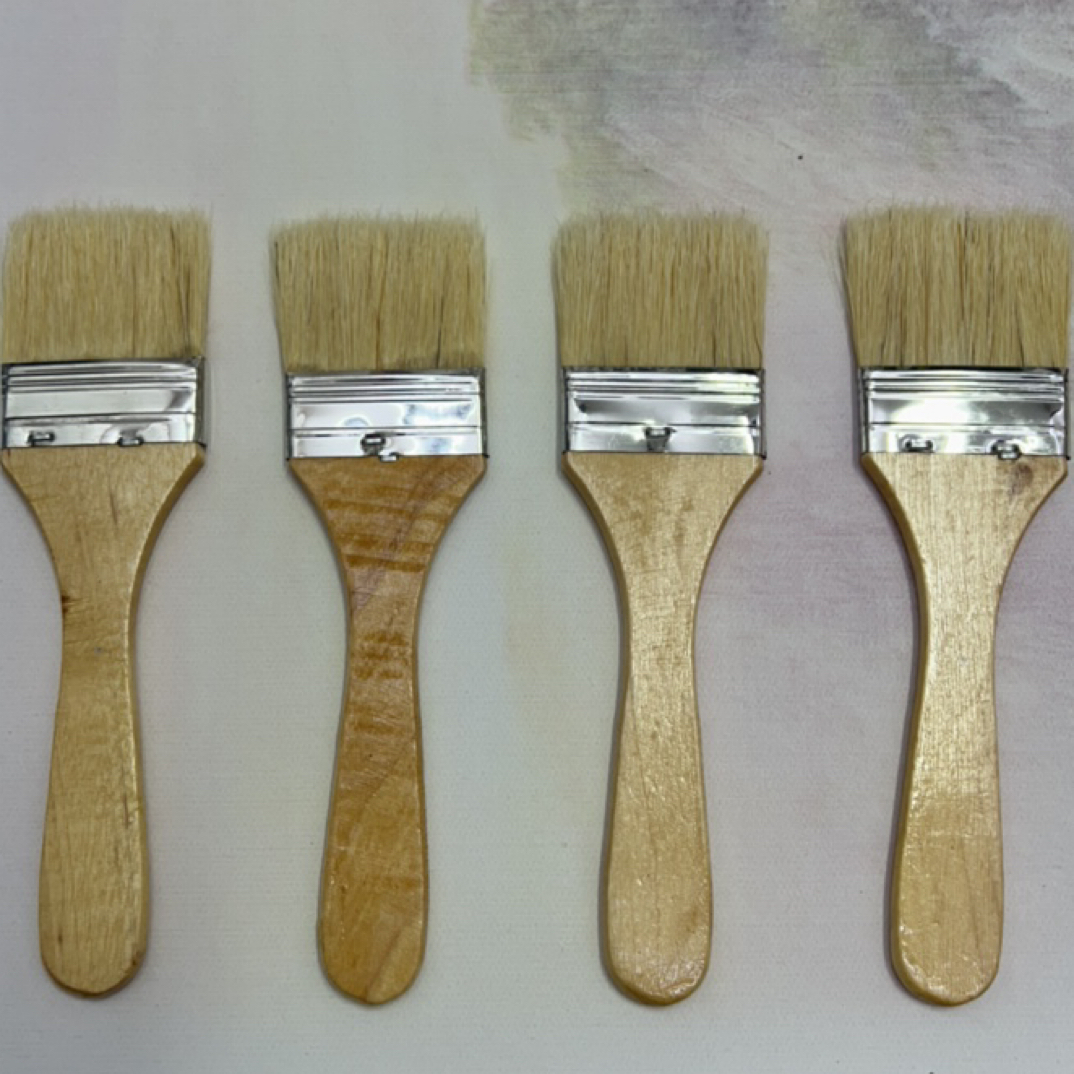 俊玲刀画同款猪毛刷4支