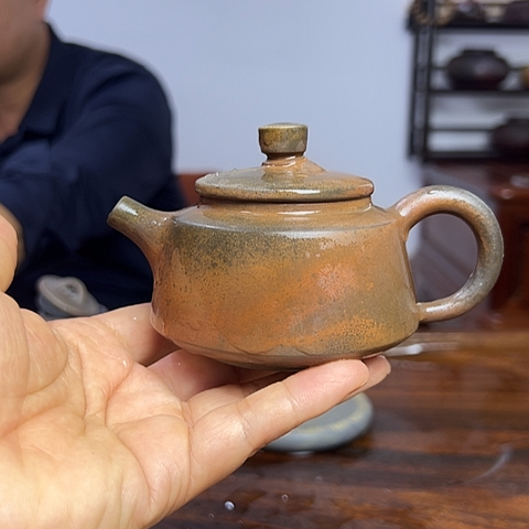 戬谷龙窑柴烧茶壶7