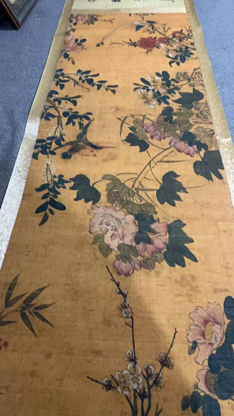 墨冰优选— 四时花鸟图画【精品高清复仿】