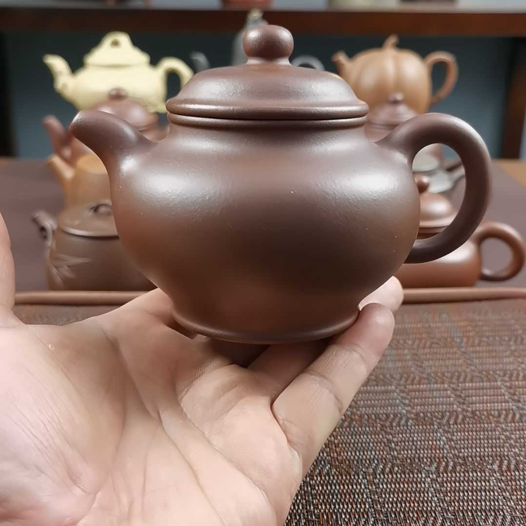 紫砂茶壶紫泥大亨掇只300CV