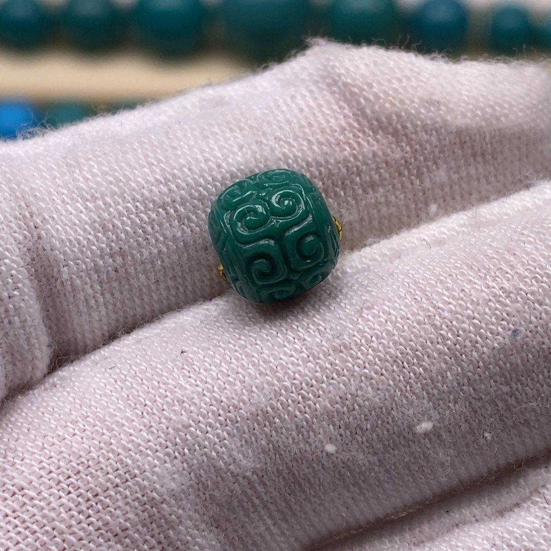 绿松石未镶嵌珠宝奇石8.0mm