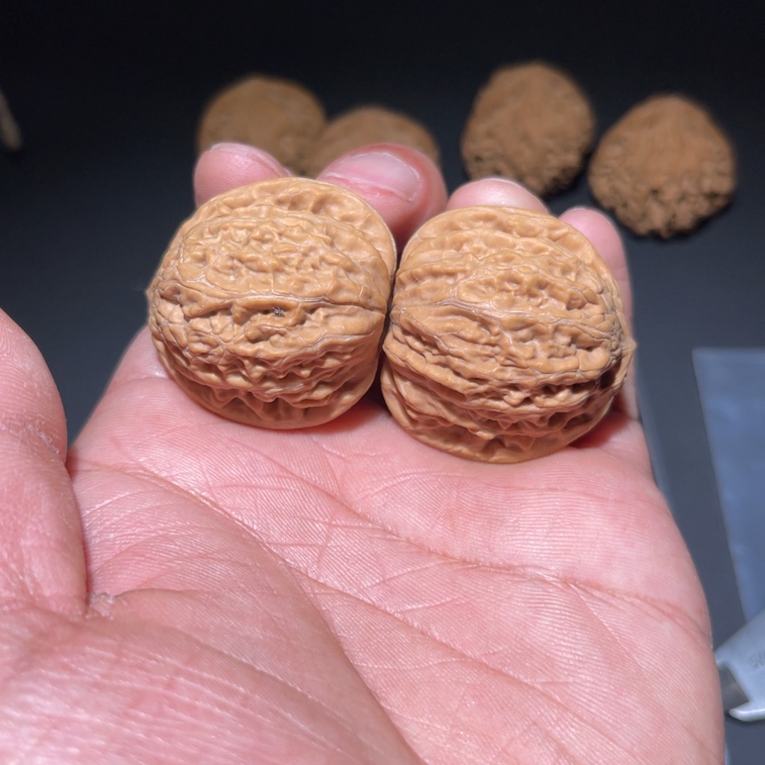 文玩核桃把件37铁锤