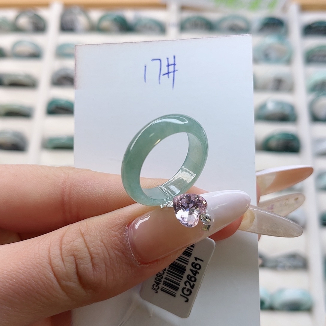 翡翠戒指未镶嵌翡翠