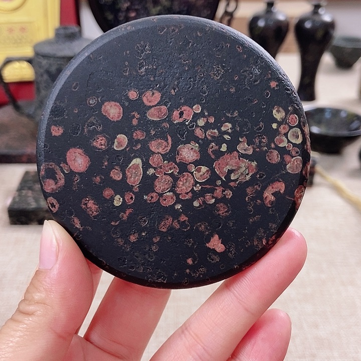 文人雅器梅花玉杯垫