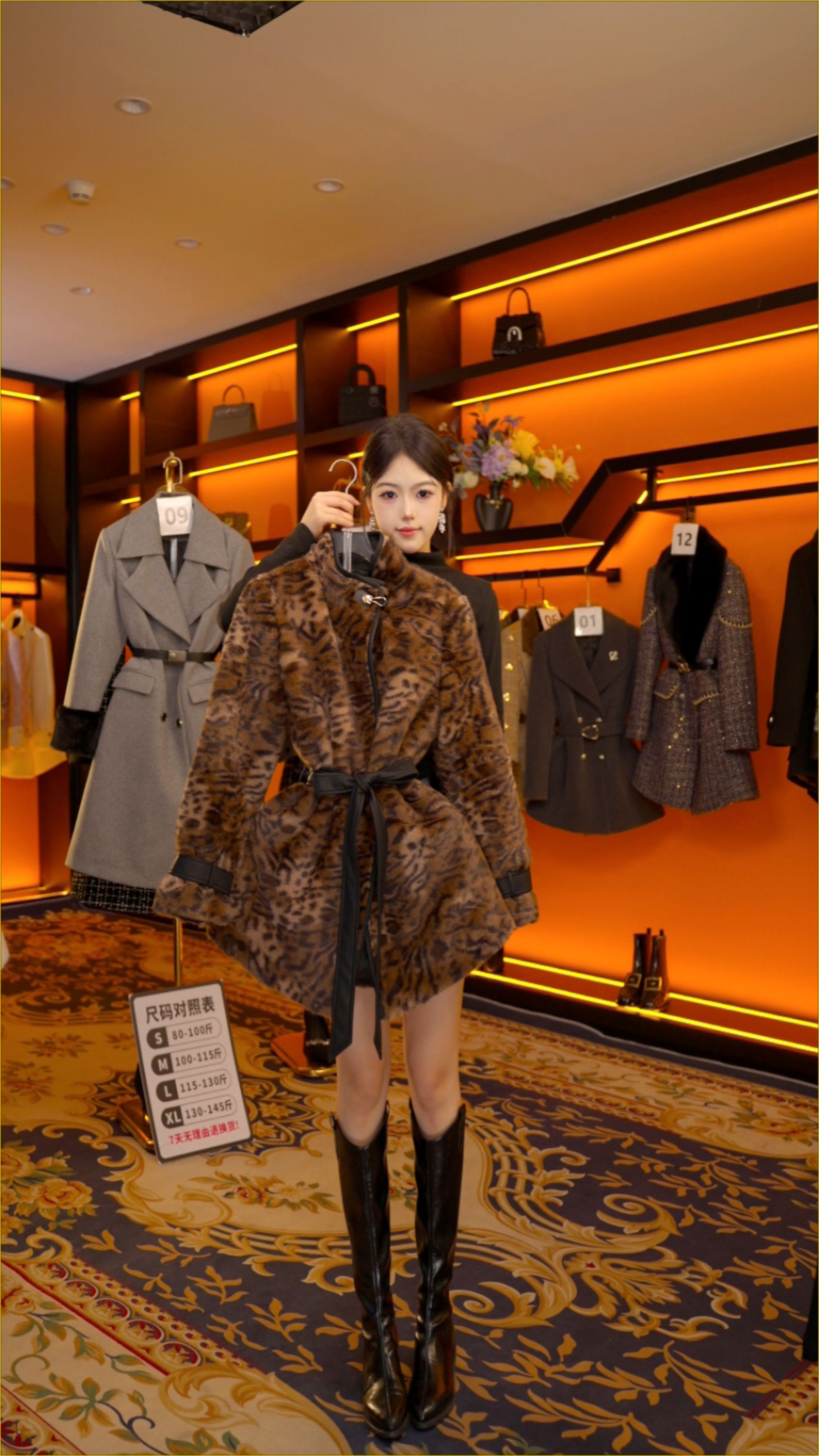 【GG】女装羽绒服轻奢时尚设计师冬季气质  A048