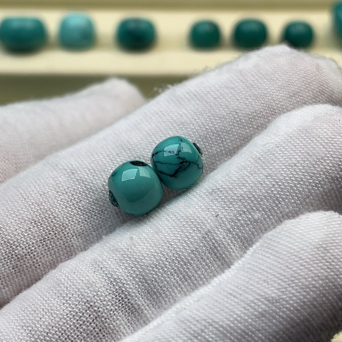 阳***心绿松石未镶嵌配饰