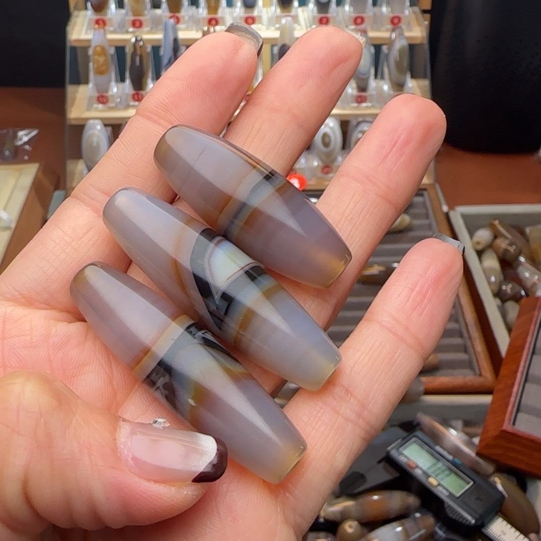 玛瑙/玉髓单珠未镶嵌一***星