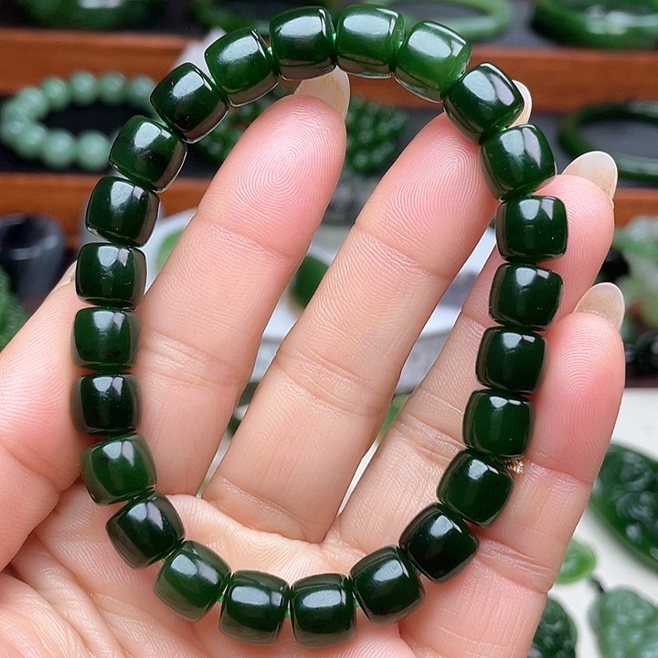 和田玉（碧玉）手串未镶嵌